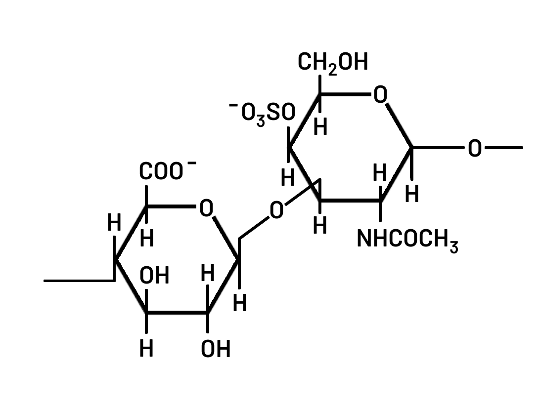 Chondroitinsulfat - Chemische Formel