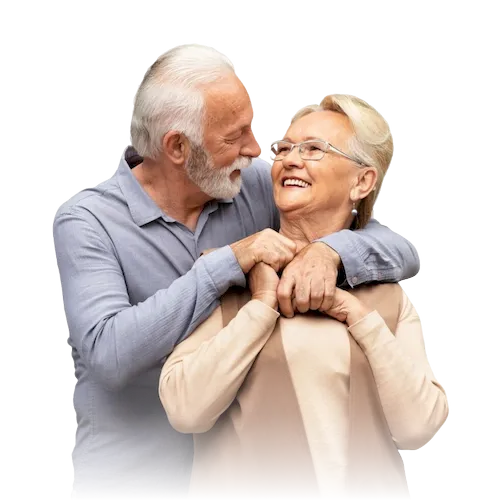 gesundes älteres Paar